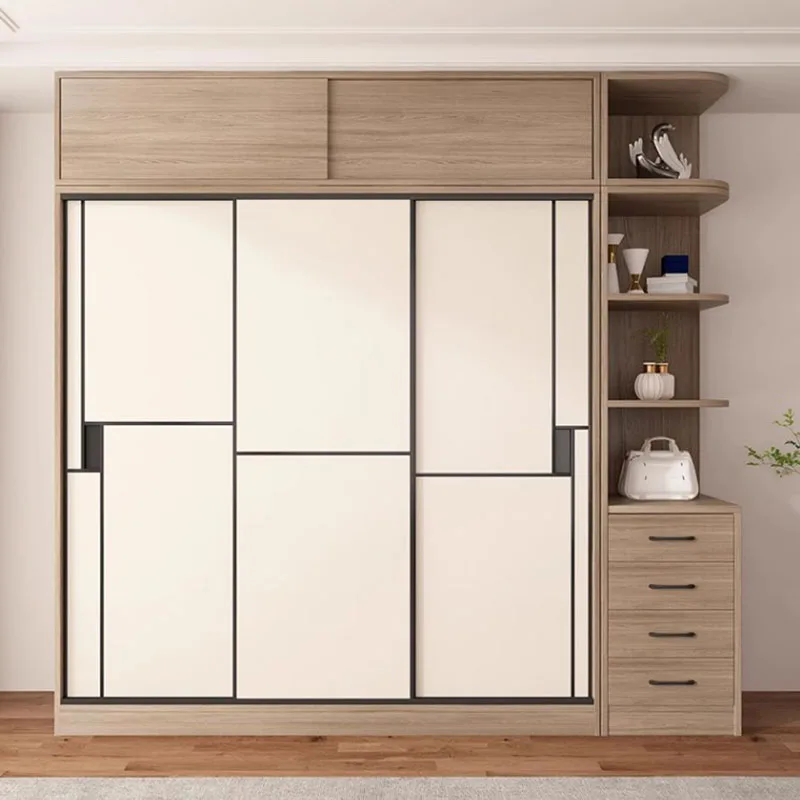 Funky Nordic Modern Wardrobe Space Saving Drawers Multifunction Storage Wardrobe Luxury Partitions Vestidores Unique Furniture