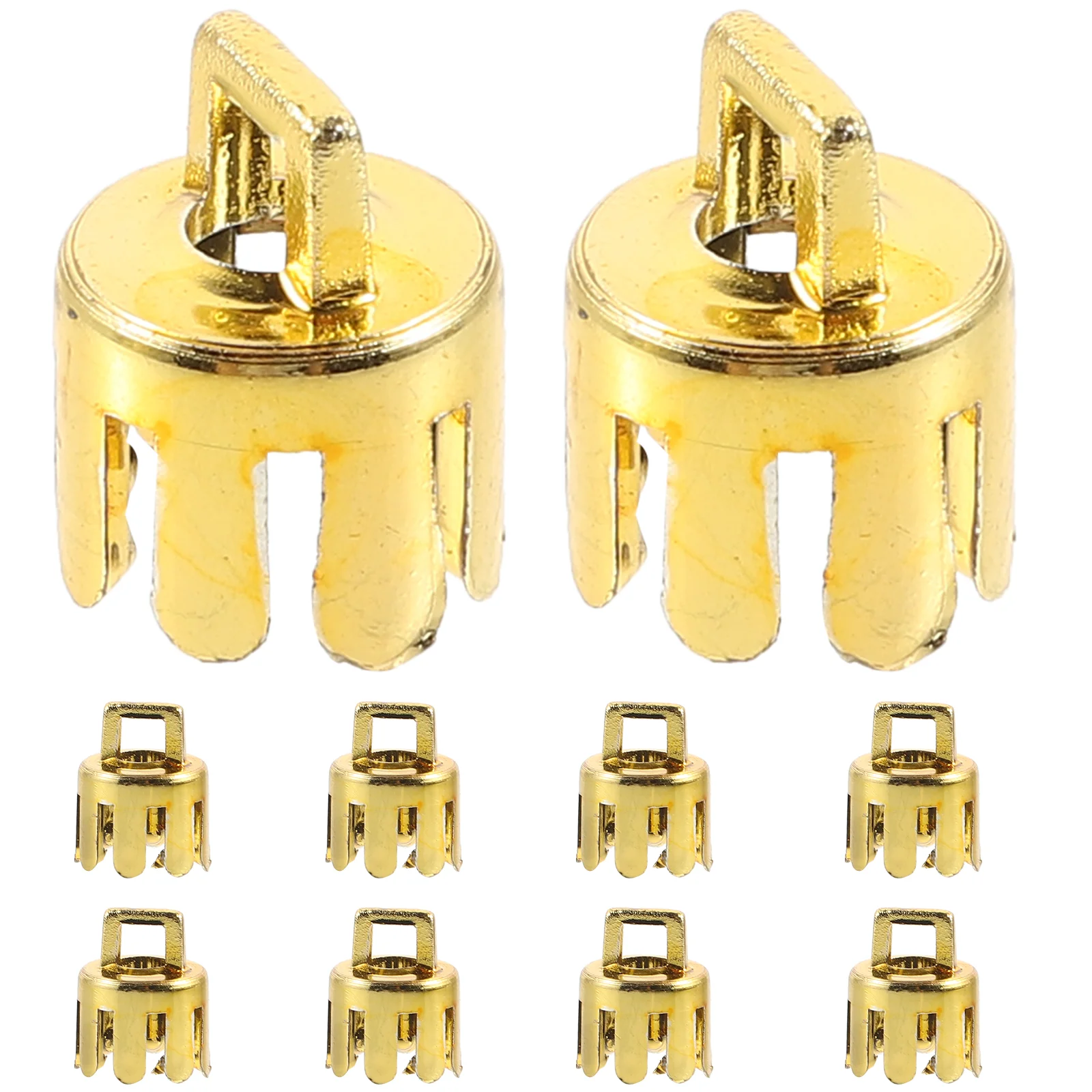 

12 Pcs Special-shaped Decorative Ball Cover Caps Pendants Xmas Fittings Christmas Decoration
