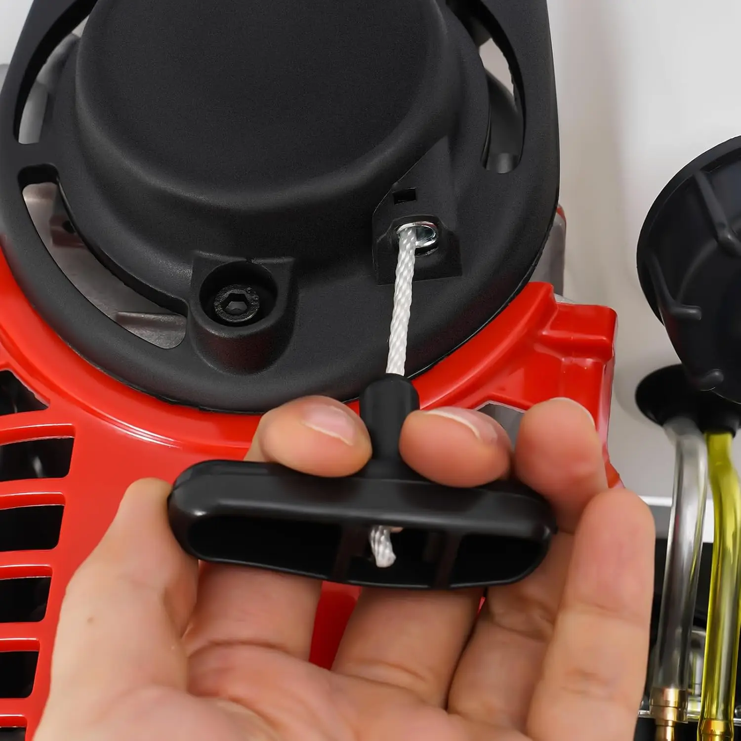 4 السكتة الدماغية الغاز ملموسة الرطب ، 35.8CC 900 واط الطاقة التجارية المسمار الاهتزازي المامول قوة الغاز تهتز الخرسانة