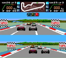 16bits PC Engine HU-CARD : FINAL LAP TWIN ( Japan Version!! )