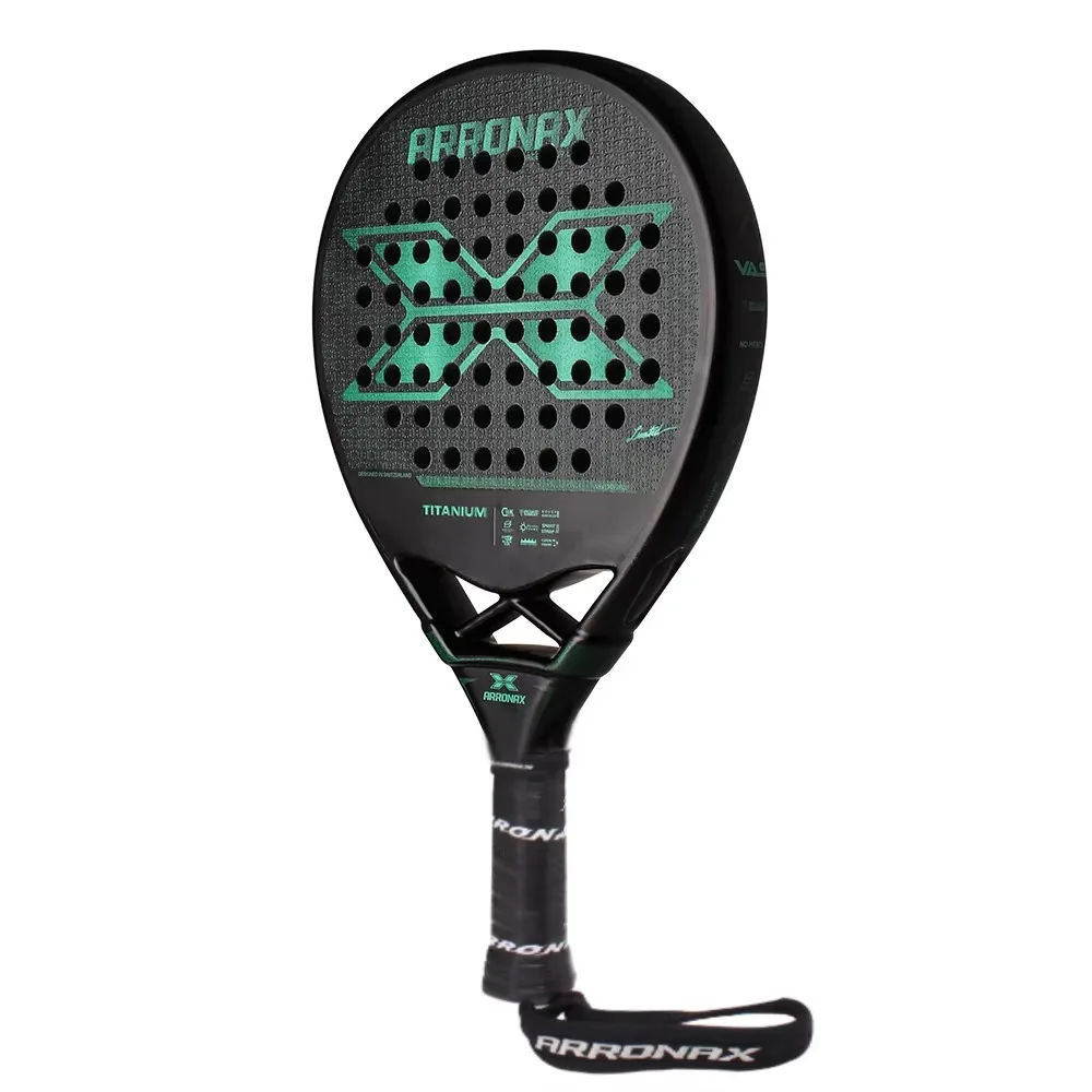 VAIRO Professional Padel Tennis Racket, Soft Face, Carbon Fiber, Lightweight, Fashionable EVA Sports Equipment, High Quality