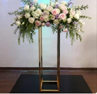 

15 шт.) высота 60 см) великолепная железная металлическая подставка для цветов подставка для цветов свадебные центральные украшения поставки Tableto qq255