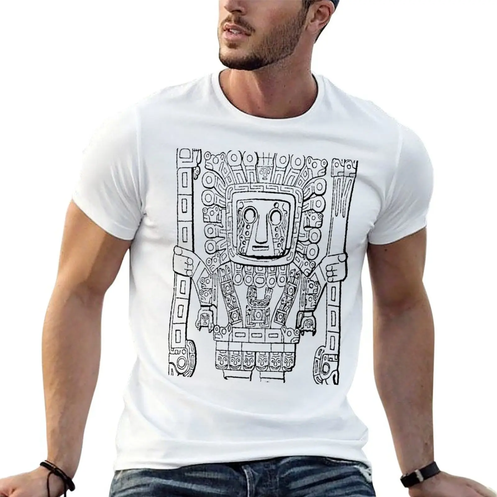 Keeper of the Gate of the Sun T-Shirt vintage shirts graphic t shirt men 100℅ cotton