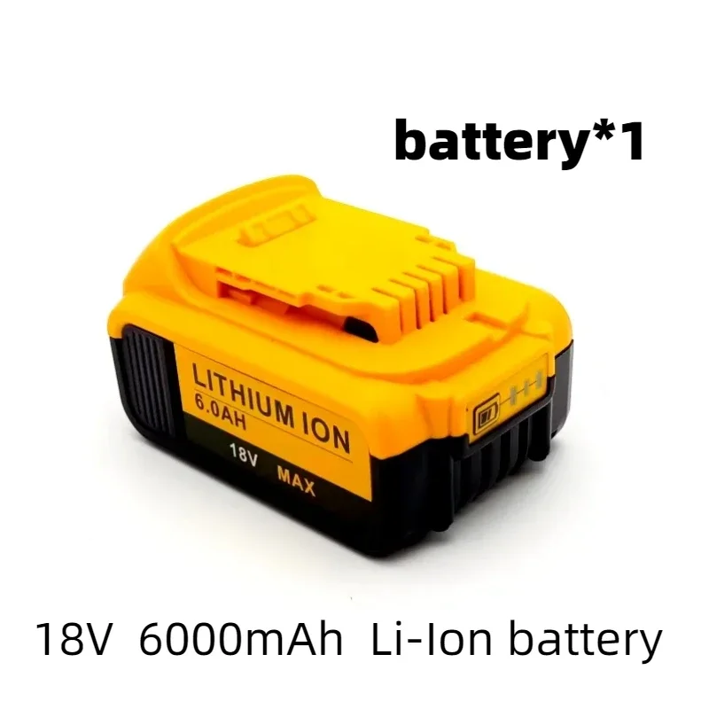 18V 5S2P 6.0AH 18650 Rechargeable lithium-ion battery for electric tools, 18V6000mah DCB205 DCB201 DCB203 power supply