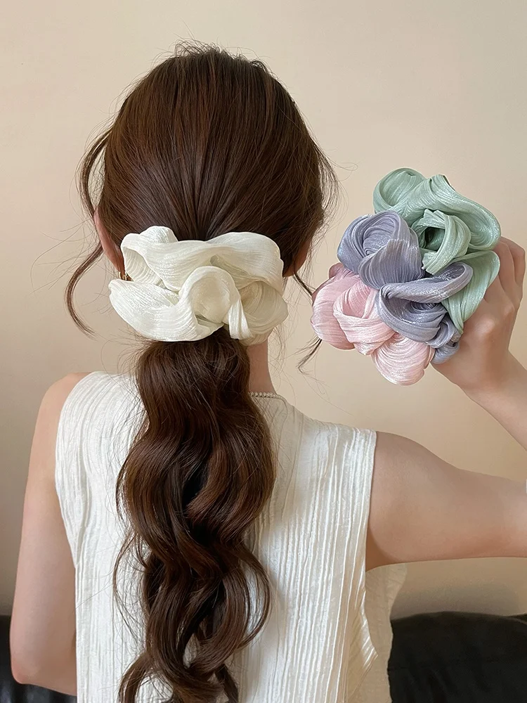 

Эластичные резинки для волос для женщин, простая текстура, Sensation Hair Ba, высококачественные аксессуары для волос, корейские волосы Sle