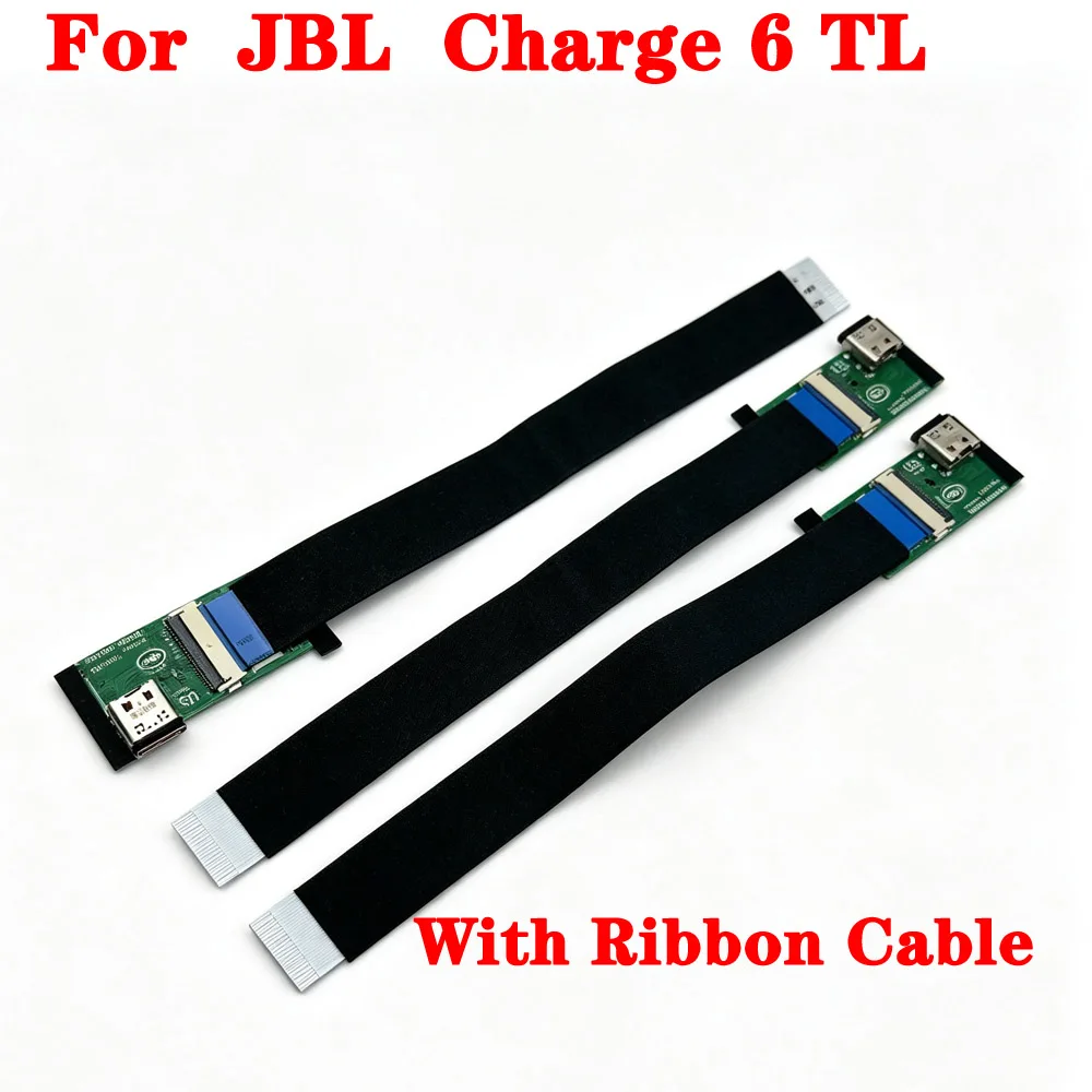 1PCS Type C USB Charge For JBL Charge 6 TL Port Charging Socket Jack Power Supply Board With Ribbon Cable Connector
