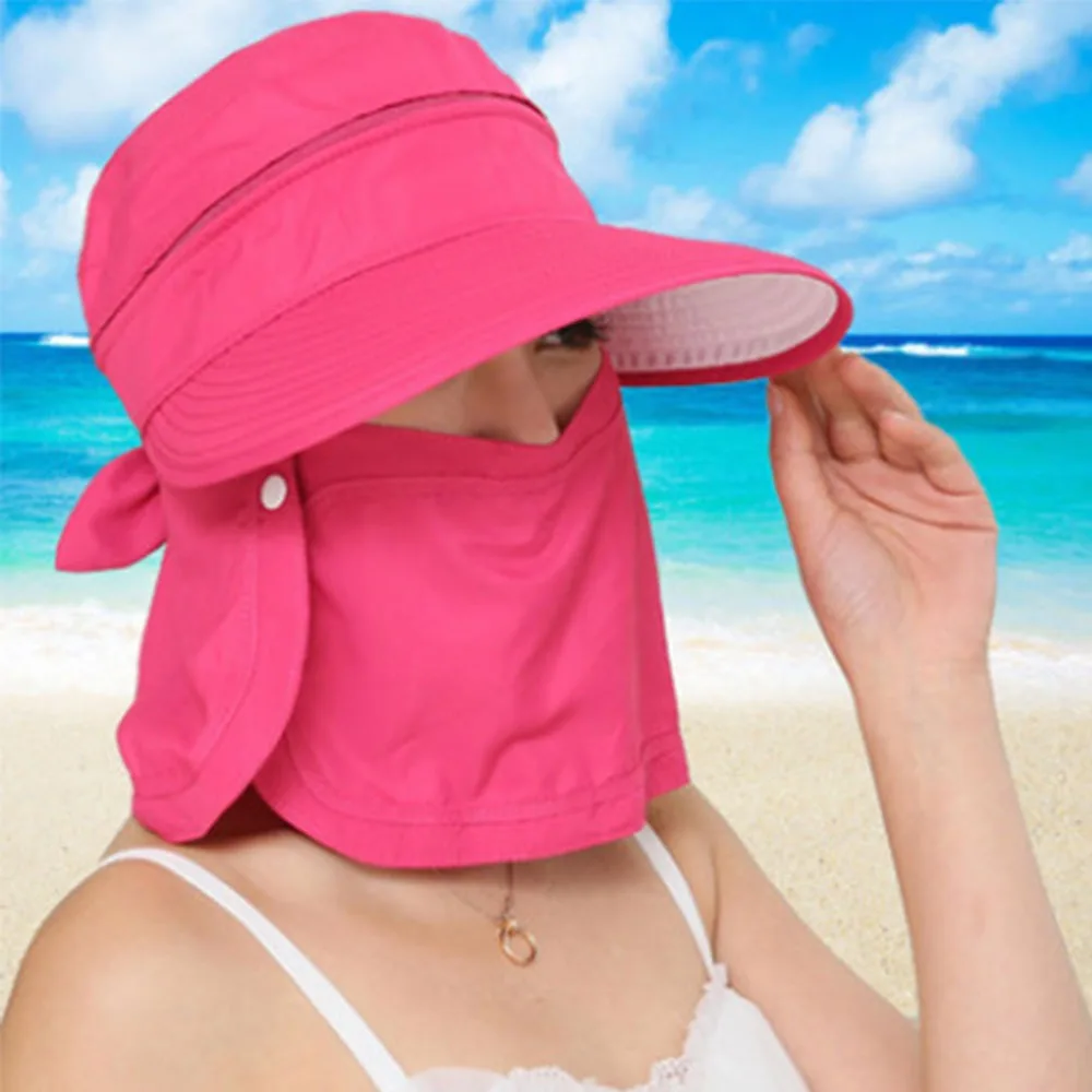 

Portable UV Protection Fisherman Cap Face Neck Cover Zipper Fishing Hat Removable Baseball Cap Hiking Camping