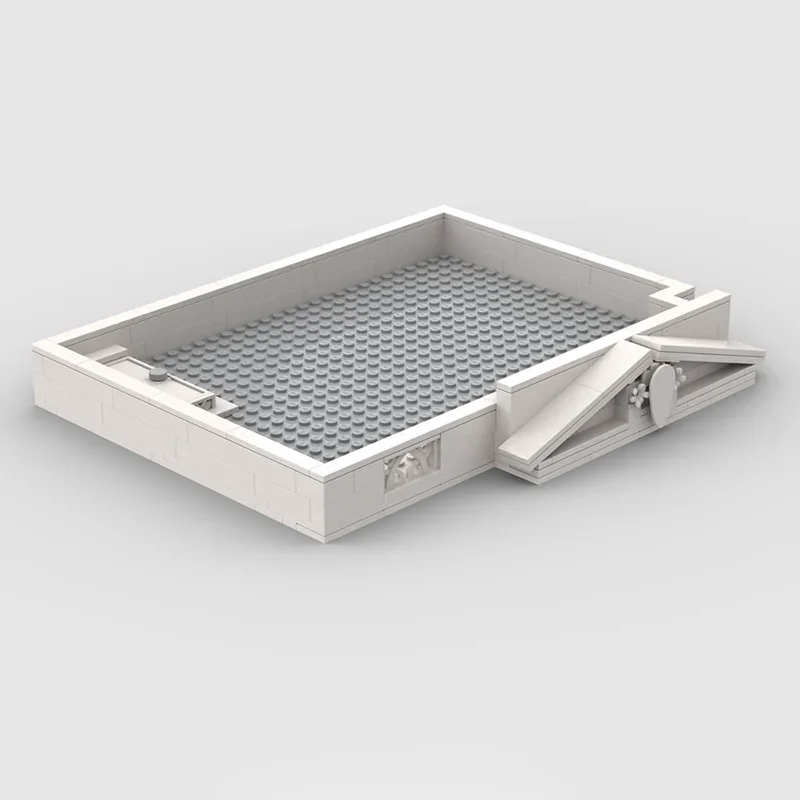 NEW house Moc Building Blocks Avilés Albergue Technology Modular Bricks Model  Gifts Christmas Toys DIY Sets Assembly！