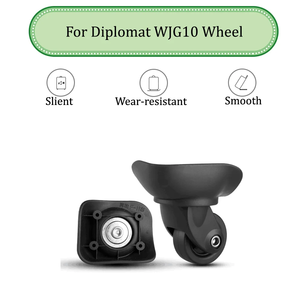 

For Diplomat WJG10 Universal Wheel Replacement Suitcase Silent Smooth Shock Absorbing Durable Convenient Accessories CasterWheel