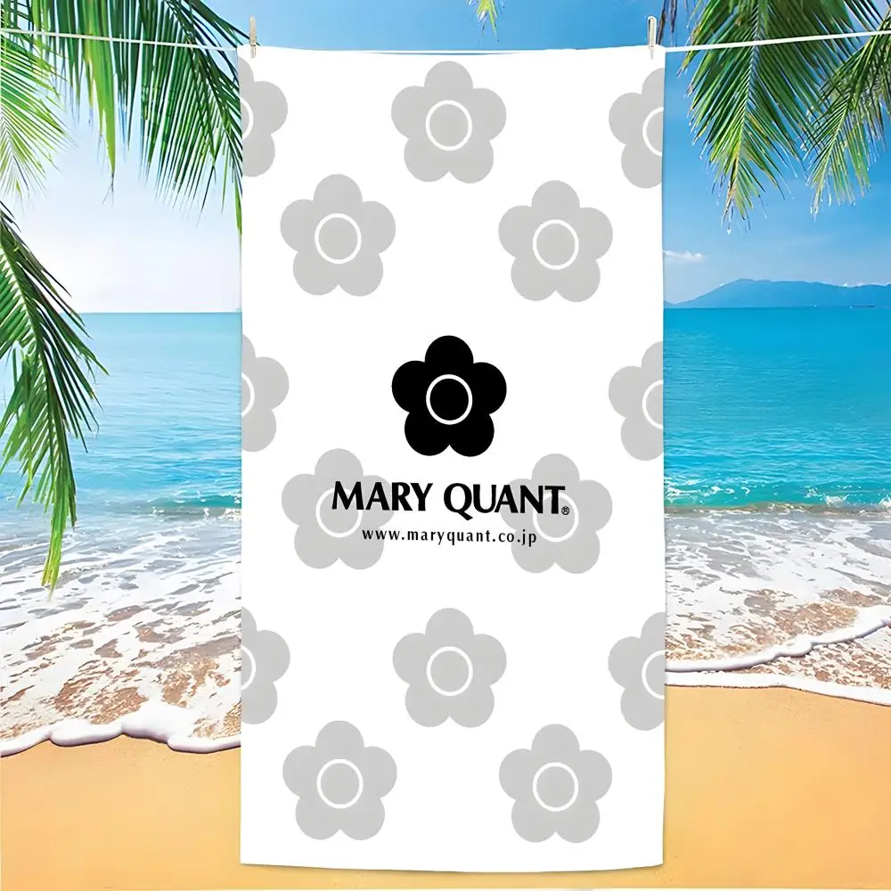 Brand Mary Quant Towel Polyester Beach Towel Quick Dry Sand Free Bath Towel for Summer Pool Travel Vacation