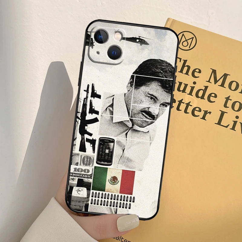 El Chapo Phone Case For iPhone 16 15 14 Pro Max Plus 11 12 13 Pro Max XS 6 12 13 Mini Cover Shell