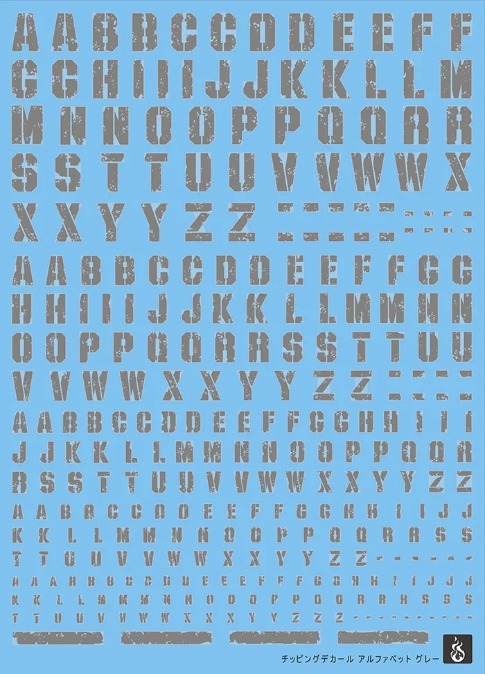 Universal Number & Letter Waterslide Decals For 1/100 1/144 Scale Military Model Weathering DIY Hobby Accessories