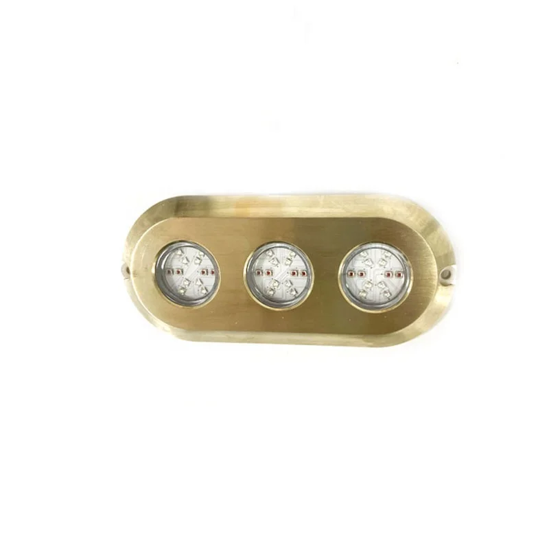 

High Brightness Bronze Waterproof IP68 12V Underwater Boat Lights 180W