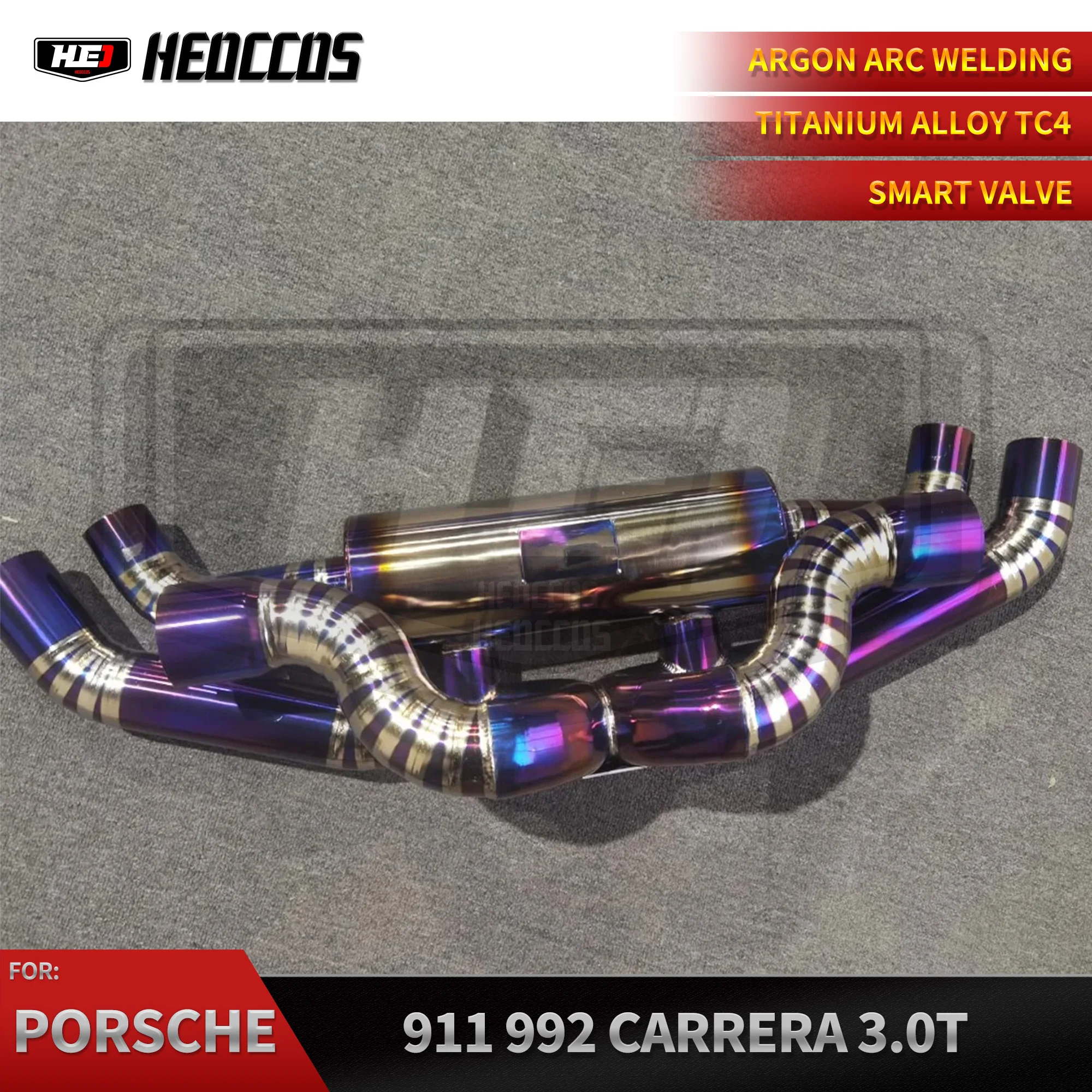 HEO Factory Price High Quality For Porsche 911 992 Carrera Car Parts Titanium Alloy/Stainless Steel Exhaust System