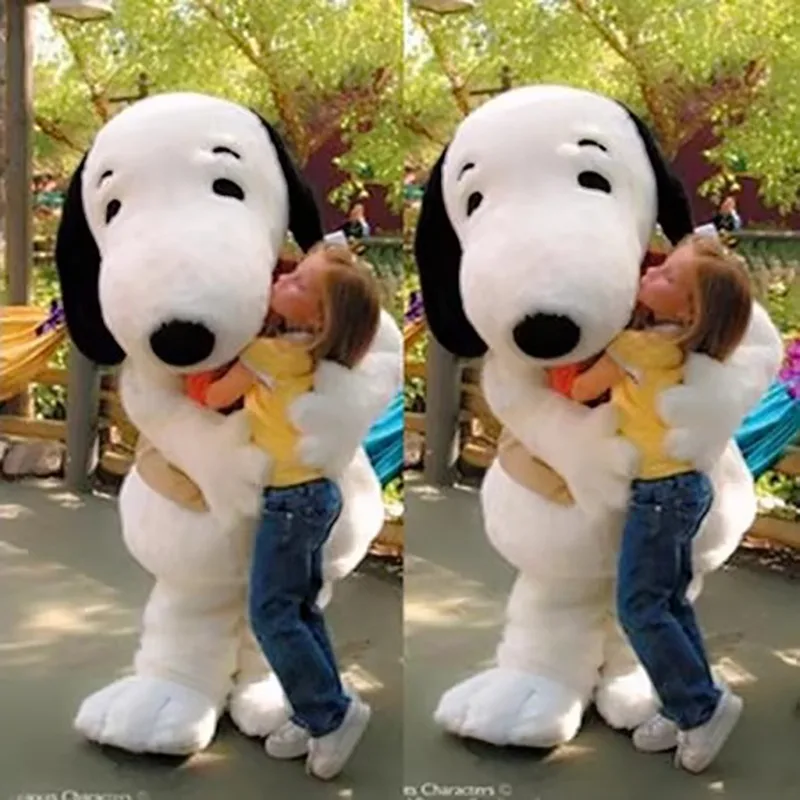 Snoopy cão mascote traje disney pateta cão personagem dos desenhos animados mascote adulto publicidade carnaval festa de halloween cosplay outfits