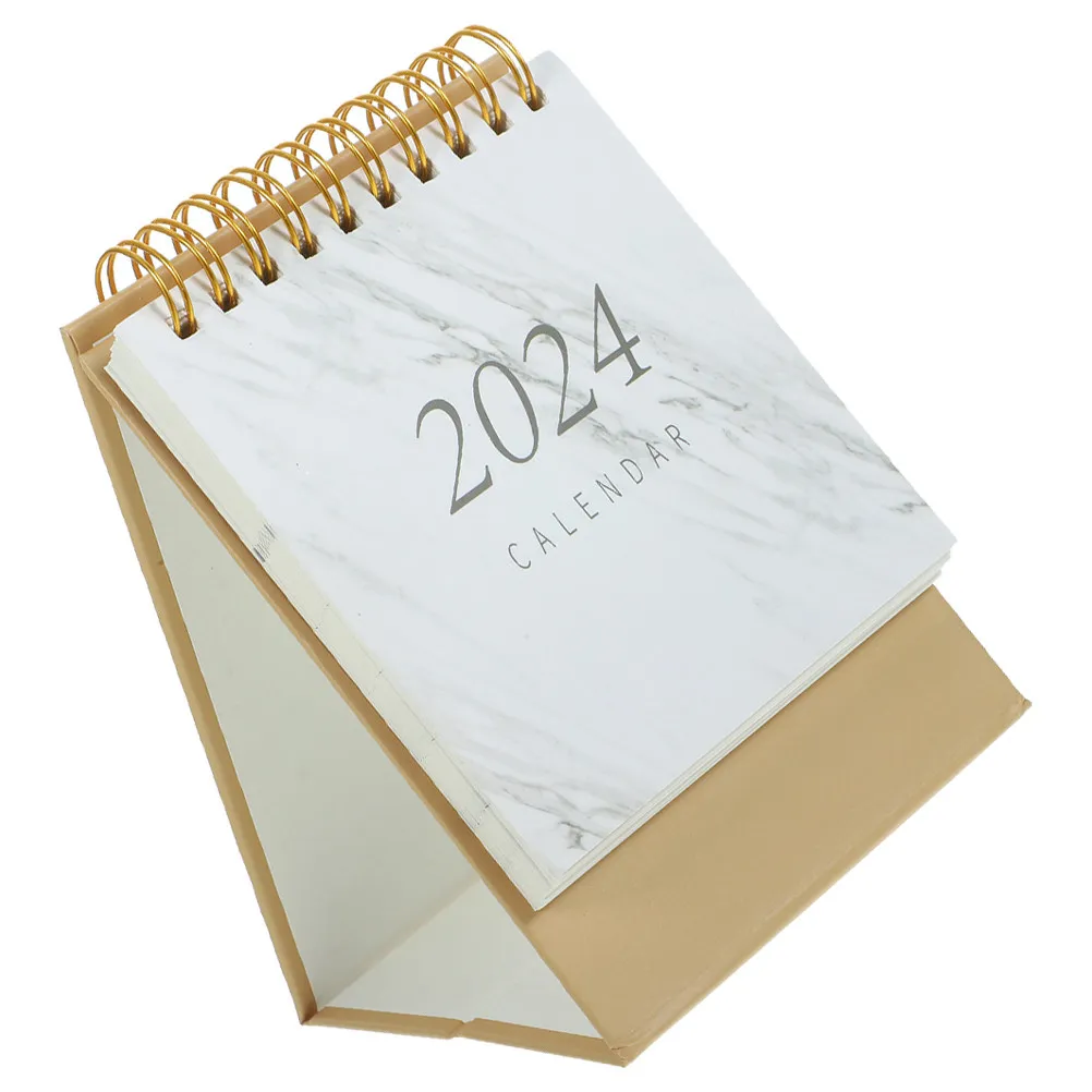 

Настольный календарь с мраморным узором, маленький настольный ежемесячный планировщик, календарь-ежедневник 2024, офисные аксессуары, декор для дома