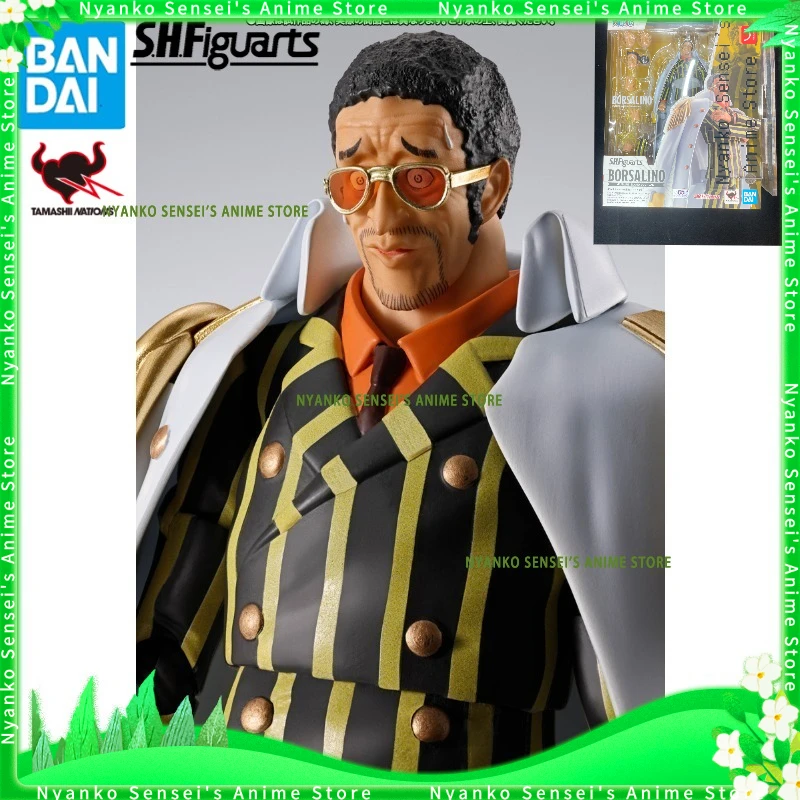 

In Stock Bandai Tamashii SHF Borsalino Future Island Egghead Arc One Piece S.H.Figuarts Action Figure Anime Model Collectible