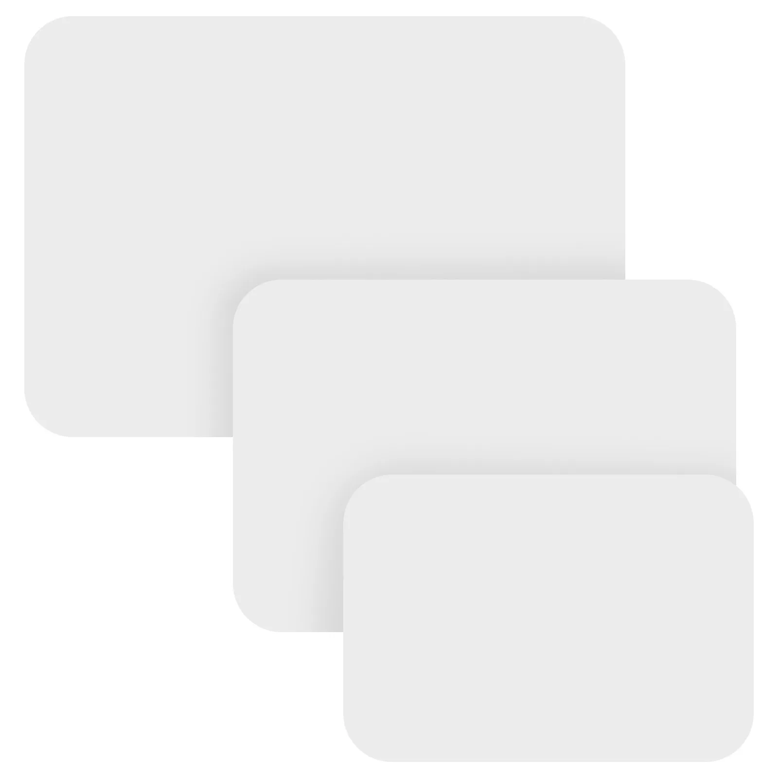 

3Pcs Whiteboard Small Dry Erase Board Double Sided Mdf Writing Board for Office Student Learning Small Dry Erase Boards