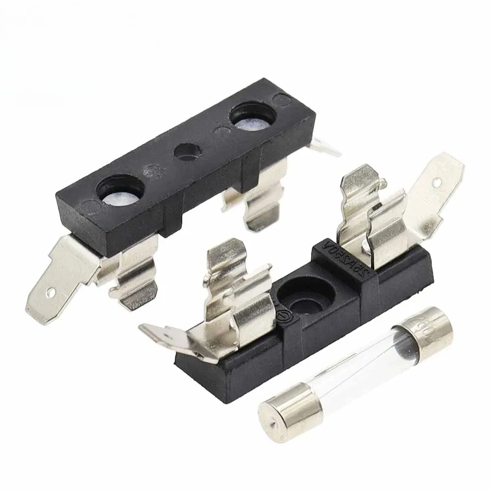 50PCS 6x30MM Sicherungshalter 30A 300V Panel Montage Hohe Temperatur Widerstand Sicherung Boxen 6*30MM – Detail 6
