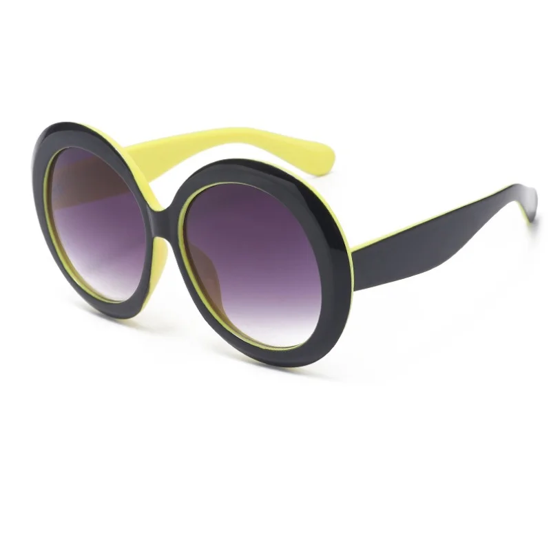 Oversized Round Sunglasses Women Classic Fashion Big Frame  display picture 1