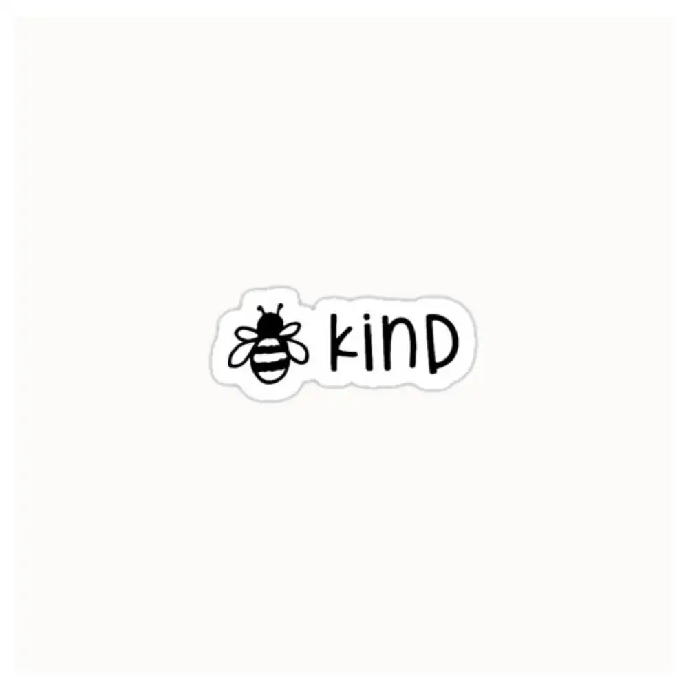 Bee Kind Waterproof Stickers For Decorating Car Windows Motorcycles And Computers.