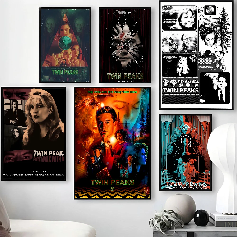 1 قطعة التوأم قمم التلفزيون المشارك المشارك ورقة طباعة غرفة المعيشة المنزلي غرفة نوم مدخل بار مقهى الفن اللوحة الديكور