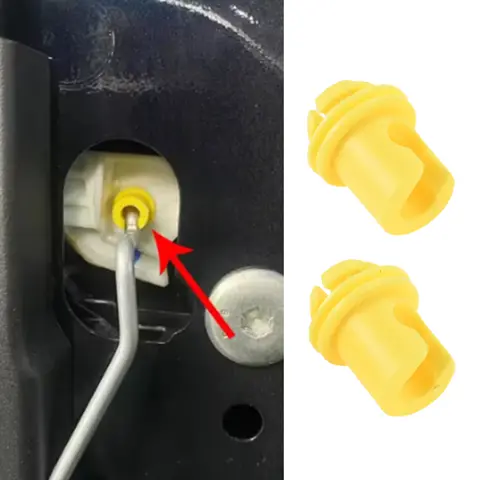 2pcs 51217404345 Plastic Car Interior Door Lock Clips Fit for BMW 3 Series E21 E30 E36 E46 E90 E91 E92 E93 FOR MINI Model Yellow