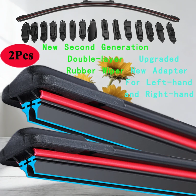 

For Toyota Alphard Vellfire AH10 AH20 2002~2015 Windscreen Windshield Wipers Windows Accessories 2002 2003 Car Front Wiper Blade