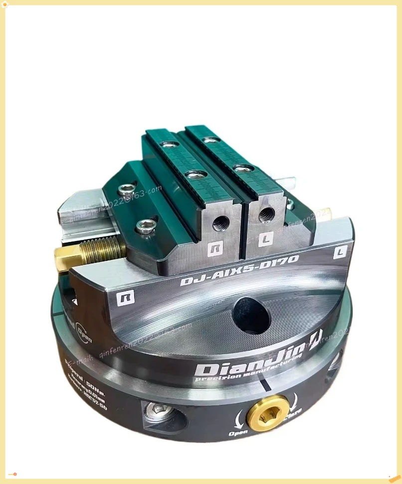 4-5 Axis Fixture Self-centering Vise Positive Paired with Zero Point Quick Change Four Axis L-block Bridge Board DJ-6080H