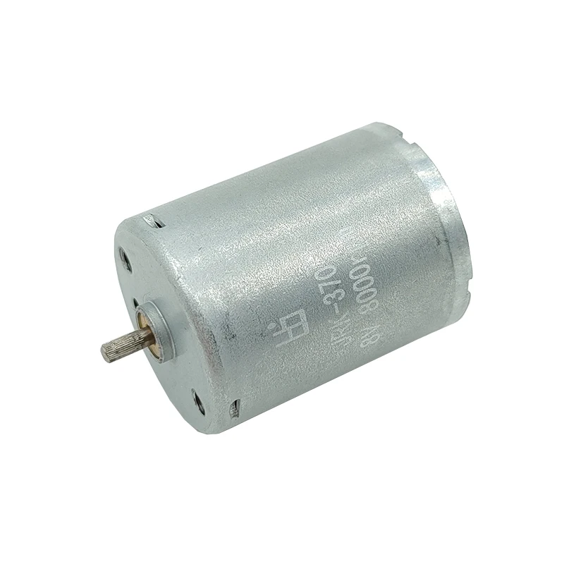

RK-370 DC 3V 5V 6V 9V 12V 12500RPM High Speed Mini 24mm Round Electric Motor Knurled Shaft DIY Hobby Toy Model