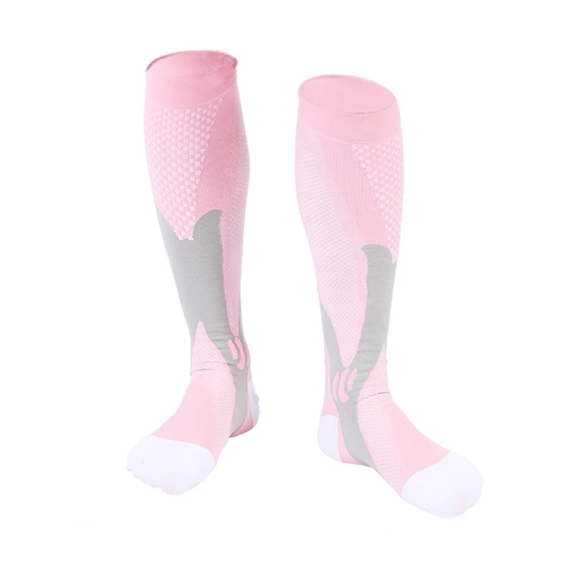 Kompression socken Reisende Socken Fußball Fußball Oberschenkel lange Röhre Unisex Outdoor Sport Krankens ch western Strümpfe für Männer Frauen