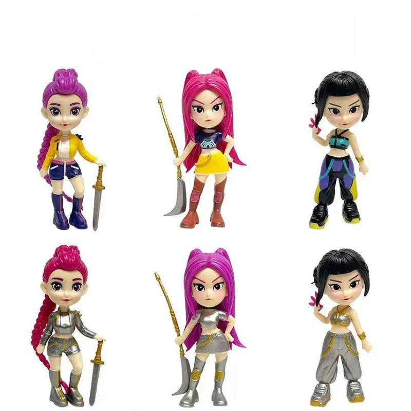 2026 NEW KPOP Hunter Girl Group Blind Box Lumi Mila Zoe PVC Doll Figure Toy Model Desktop Decor Ornament Surprise Gift For Fans - Detail 1
