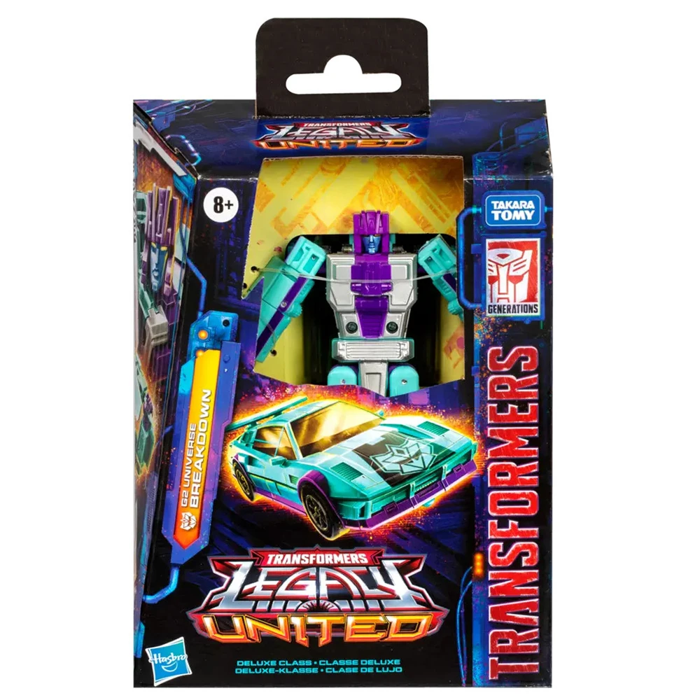 Original NEW Hasbro Transformers Legacy United G2 Universe Breakdown 14cm Deluxe Class Anime Action Figure Robot Model Gift Toys