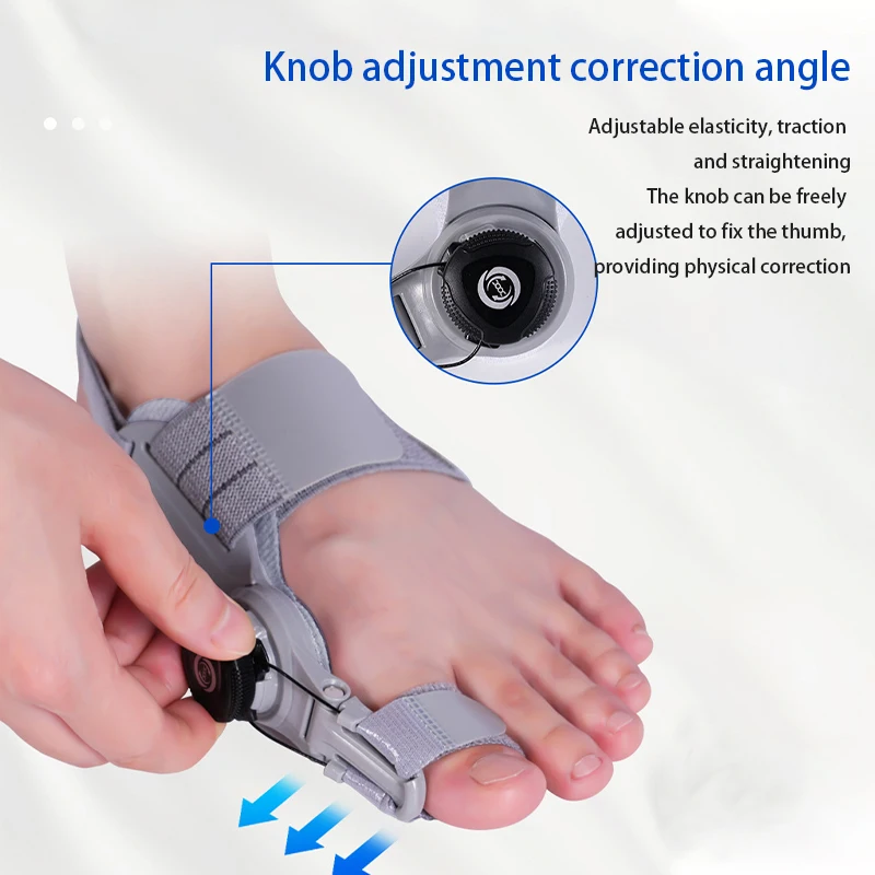 Bunion Corrector Unisex Foot Hallux Valgus Braces Rotatable Toe Separator Straightener Adjustable Pedicure Finger Toe Corrector