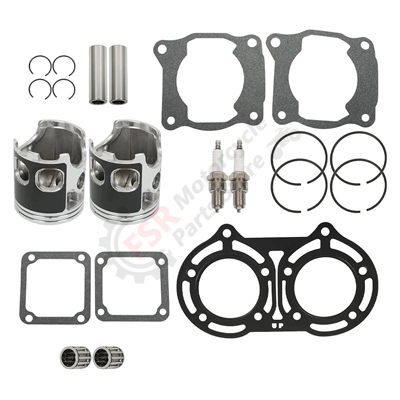 Piston bearing gasket kit 64mm standard bore for Yamaha YFZ350 ATV 1987-2006 Quad cylinder parts 513M06400 2GU-11631-00-94