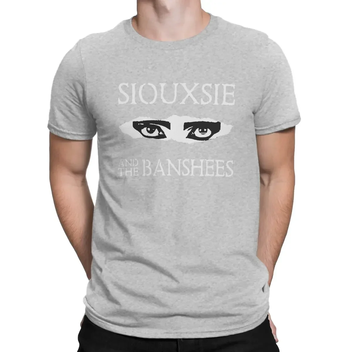 Round Collar Siouxsie and the Banshees Rock Band Tee Shirt Short Sleeve Tops Join Hands T Shirts Men's  Cotton Novelty T-Shirt