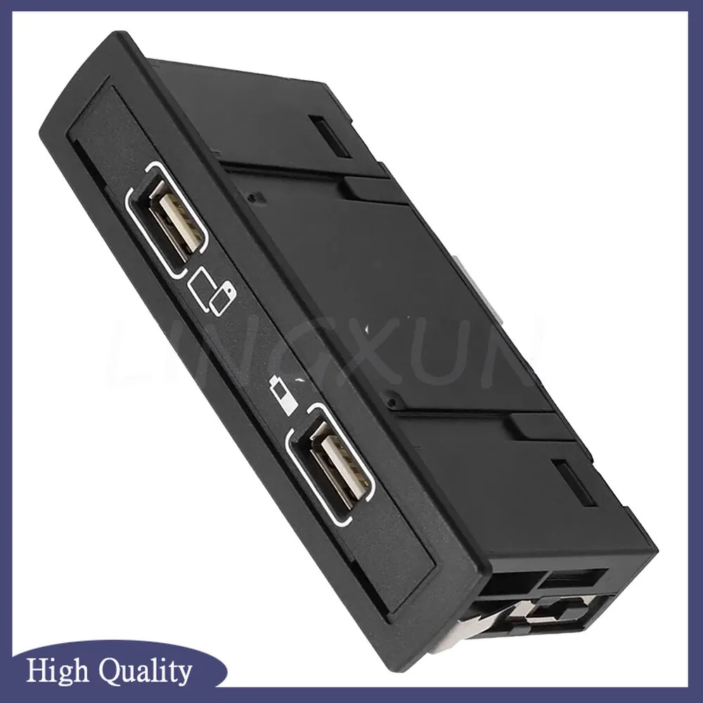 

Центральный двойной USB-адаптер интерфейса, черный A1728202100 1728202100 1728202200 для CLS A Class GLA CLA GLE