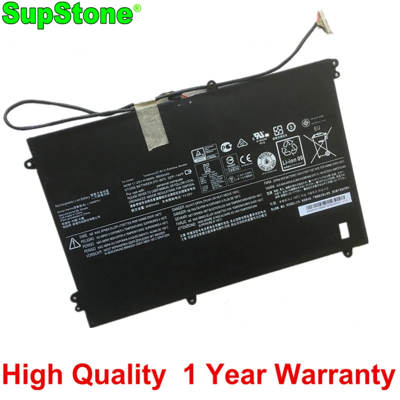 

SupStone L15M6PA1 Laptop Battery For Lenovo All In One Horizon 2 27 Tablet SB10K10388 SB10K10389 31506605 L15S6PA1 11.25V 99Wh