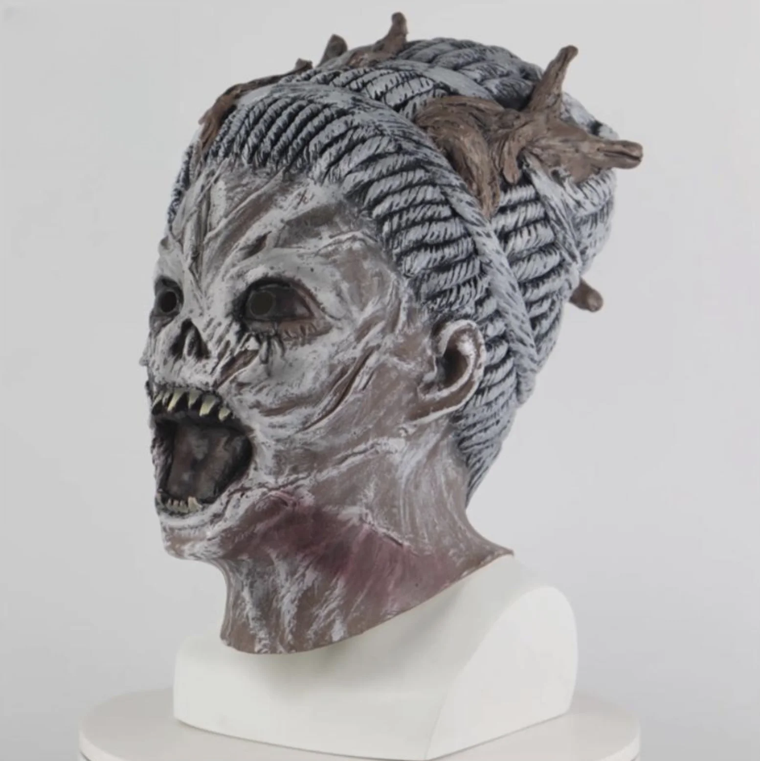 

Dead By Daylight Butcher Legion Frank Mask Horror Game Killer Clown Cosplay Halloween Costume Party Props