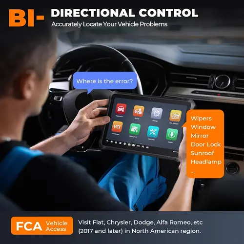 Imagen 2 del producto OTOFIX D1 PROS2 herramienta de escaneo bidireccional herramienta de diagnóstico Bluetooth actualizado del escáner D1 PRO OBD2 escáner de diagnóstico de codificación ECU