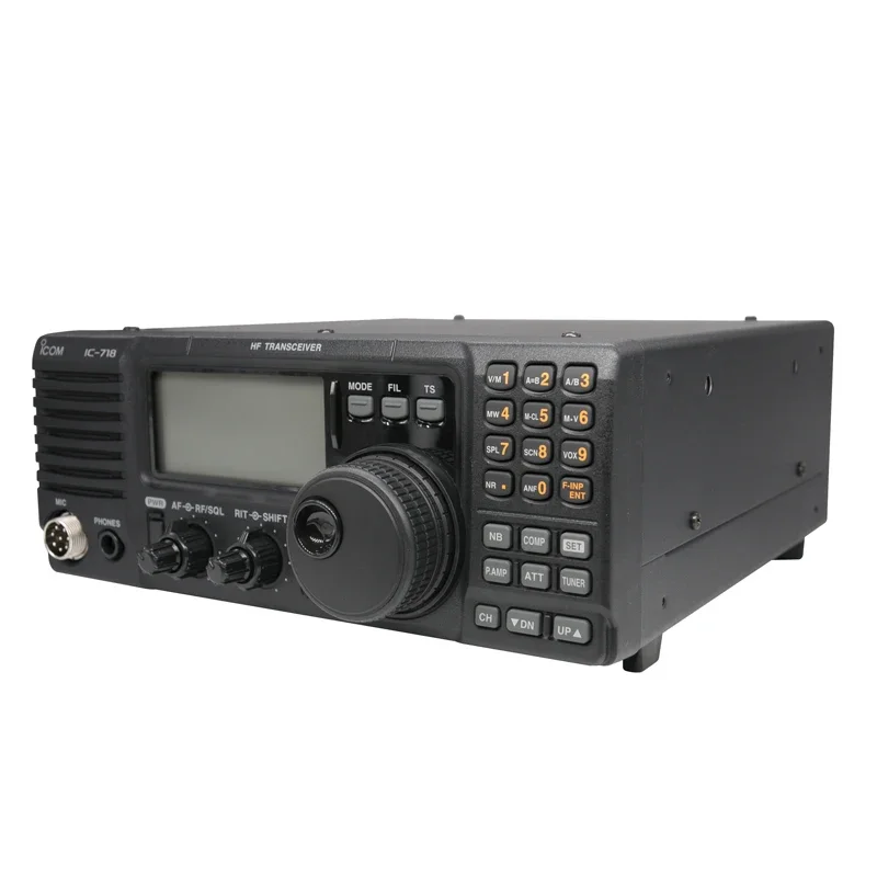 

ICOM IC-718 100W HF Ham Transceiver Vehicle Car Radio Walkie Talkie 20km 50km Communication Radio