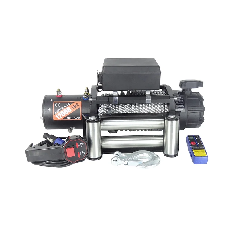 Hot Selling Off Road Multifunctional Electric Winch Manufacturers Powerful Fast Speed Tow Truck Winch