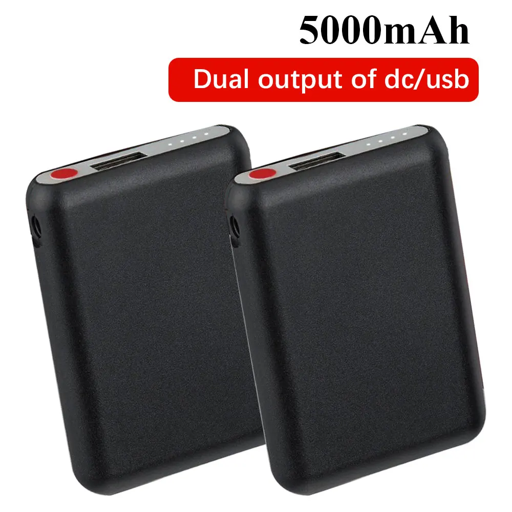 

5000mAh Mobile Power Mini Portable Battery Pack for Heated Socks Vests Scarves Gloves Belts Warming Patch USB DC Output 5V2A