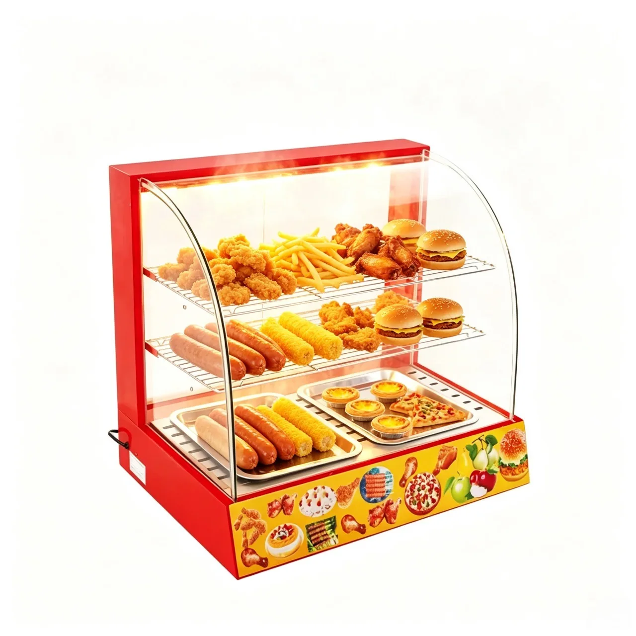 Electric Food Warmer Display Food Warmer of Sets 3 Hot Food Display Warmer with Different Choice and Capacity