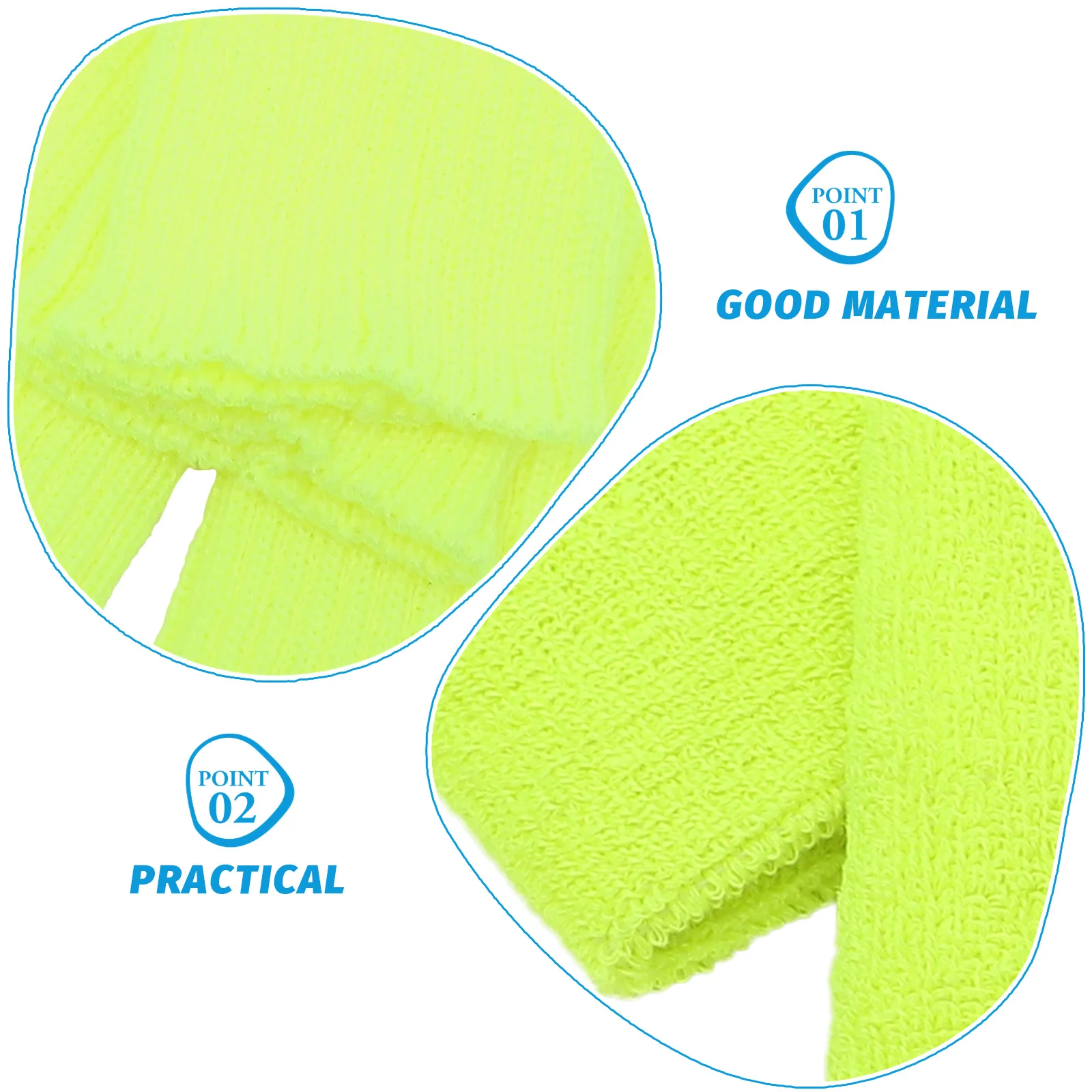 

1 Set Elastic Sweatbands Wristbands Headbands Leg Warmers Set Sport Headband For Women Men Breathable Gym Running Yoga Workout