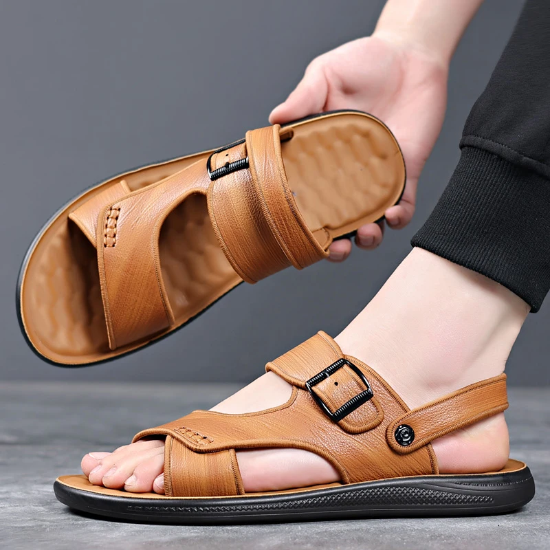 Men\'s outdoor home use, quick-drying, breathable, casual trend, fashion, beach shoes, sandals, sandals