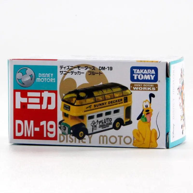 

TAKARA TOMY Disney Pluto Sun Bus, модель автомобиля из сплава, игрушка-подарок для девочек 161332