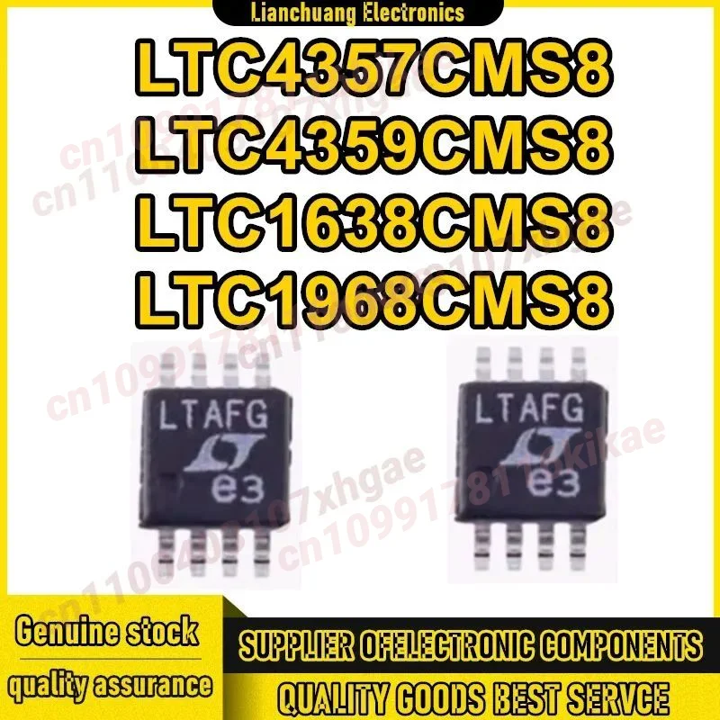5PCS LTC4357CMS8 LTCXD LTC4359CMS8 LTFKD LTC1638CMS8 LTCY LTC1968CMS8 LTAFG Msop-8 bga Chipset 100% New Original in stock