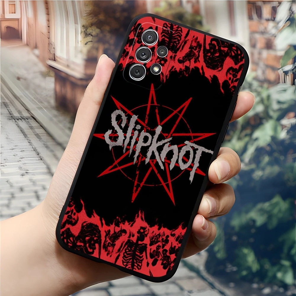 S-Slipknot Popular Band Phone Case for Samsung Galaxy S24 S23 S22 S25 S21 A16 Ultra Fe Plus M54 A34 A54 A24 A52 A53 Coque