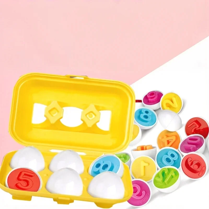 Smart Egg Toy: Fun Color Recognition and Geometric Shape Matching to Develop Hand-Eye Coordination and Logical Thinking.